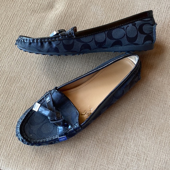 Coach Shoes - Coach New York Signature Print Loafer Shoe